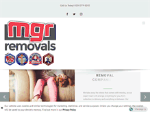 Tablet Screenshot of mgr-removals.co.uk